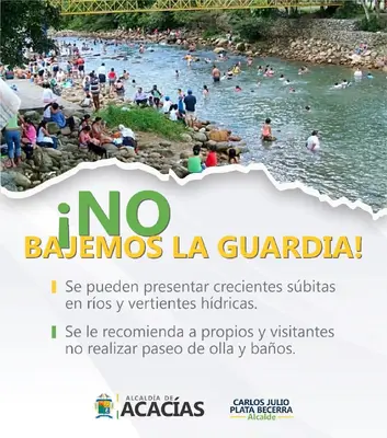 No baje la guardia con los ríos y vertientes hídricas del municipio.