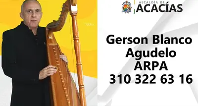 Descubre el arte del arpa de la mano del talentoso maestro Gerson Blanco Agudelo.