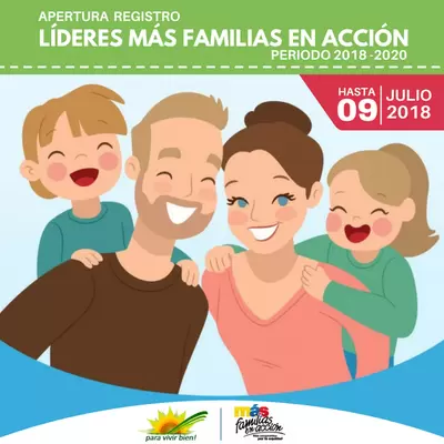 APERTURA REGISTRO LÍDERES MÁS FAMILIAS EN ACCIÓN PERIODO 2018 - 2020