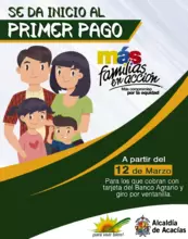 INICIO PRIMER PAGO 2019 PROGRAMA FAMILIAS EN ACCIÓN