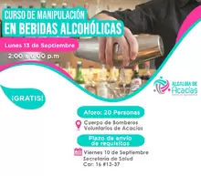 Curso de Manipulación de Alimentos de Bebidas Alcohólicas