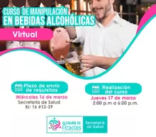 Curso virtual de manipulación de bebidas alcohólicas