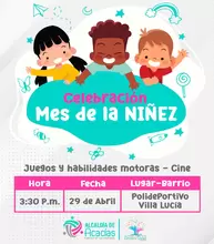 Celebración Día de la Niñez: Polideportivo Villa Lucía