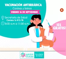 Jornada Gratuita de Vacunación Antirrábica 
