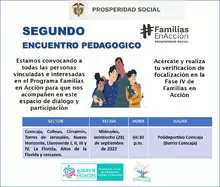 Encuentro Pedagógico Familias en Acción: Coliseo Comcaja
