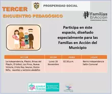 Encuentro pedagógico Familias en Acción barrio la Independencia