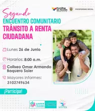 Segundo Encuentro Comunitario–Transición a Renta Ciudadana: Coliseo Omar Armando Baquero Soler