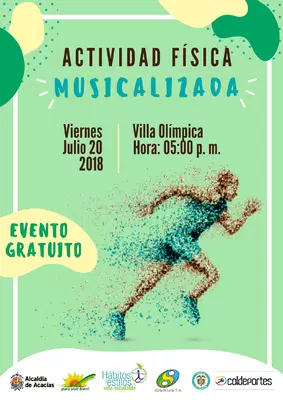 ACTIVIDAD FÍSICA MUSICALIZADA ESTE 20 DE JULIO