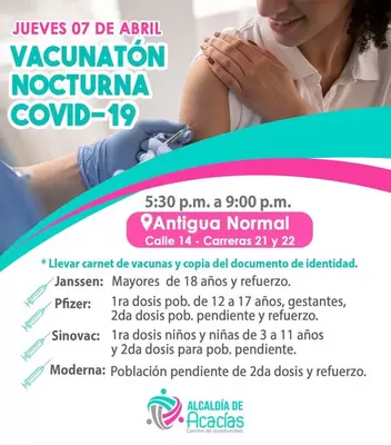 Vacunatón Contra el COVID-19 y Esquema Regular 