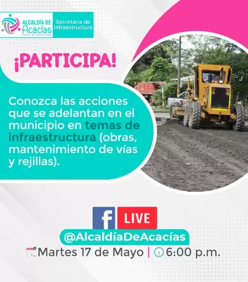 Facebook Live: Temas de Infraestructura