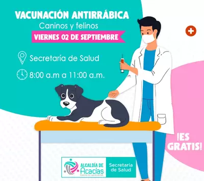 Jornada Gratuita de Vacunación Antirrábica 