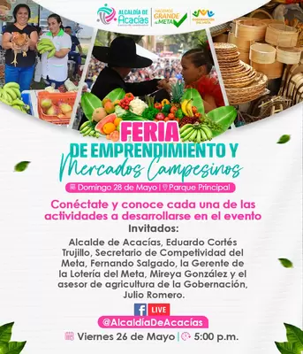 Facebook live: Feria de Emprendimiento y mercados Campesinos 