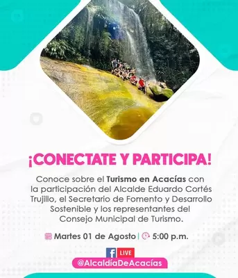 Facebook live: Turismo en Acacías