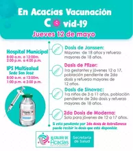 vacunas 12 de mayo 