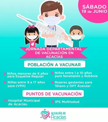 Vacunas del Esquema Regular en Acacías