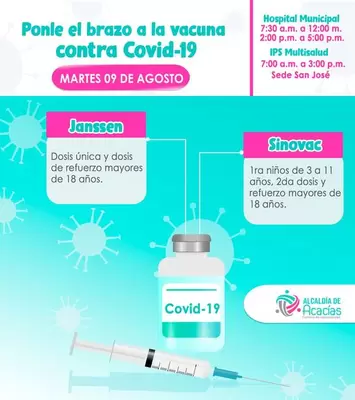 Lugares y vacunas contra el COVID-19 para el 9 de agosto de 2022