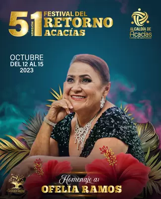 Reconocimiento en vida: 51 del Festival del Retorno es en homenaje a Ofelia Ramos,