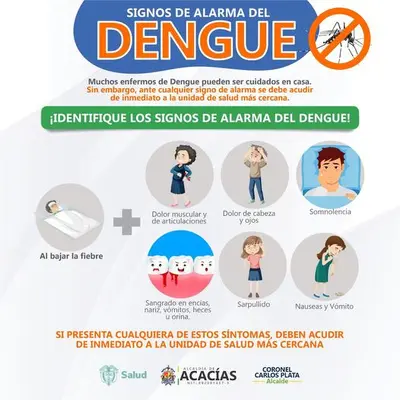 Manténgase alerta a los síntomas del dengue