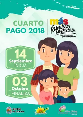 CUARTO PAGO 2018 PROGRAMA MÁS FAMILIAS EN ACCIÓN
