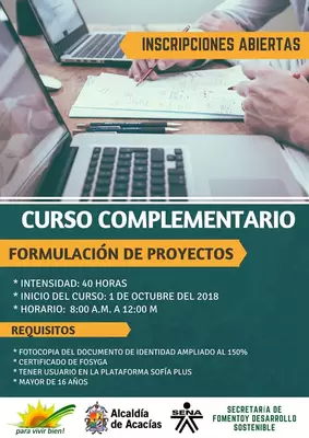 OFERTA EDUCATIVA EN FORMULACIÓN DE PROYECTOS