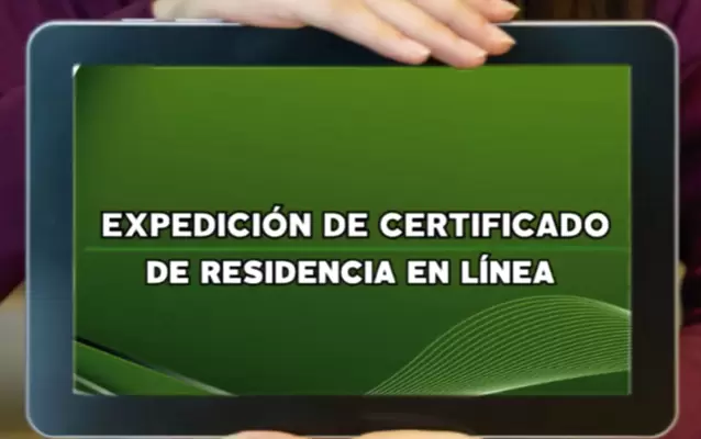 ¿Conoce usted cómo realizar la expedición del CERTIFICADO DE RESIDENCIA EN LÍNEA?