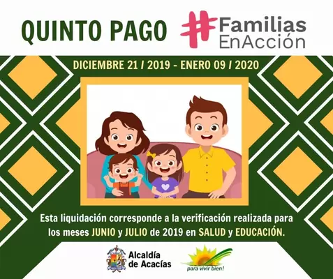 QUINTO PAGO 2019 FAMILIAS EN ACCIÓN