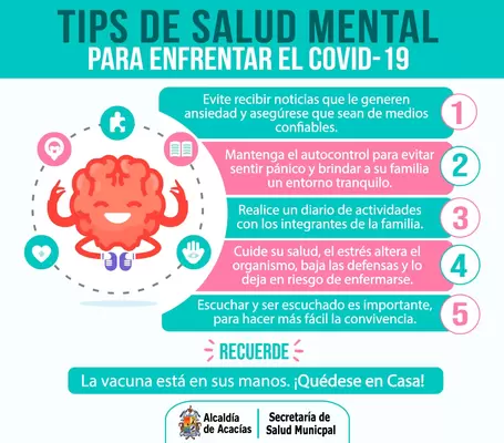 TIPS DE SALUD MENTAL PARA ENFRENTAR EL COVID-19