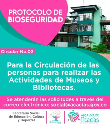 Protocolo de bioseguridad para museos y bibliotecas