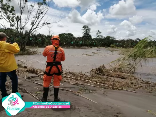 Alerta Naranja en Acacías por crecientes del río Guayuriba