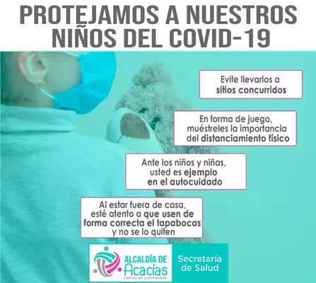 Protección de niños ante el COVID-19