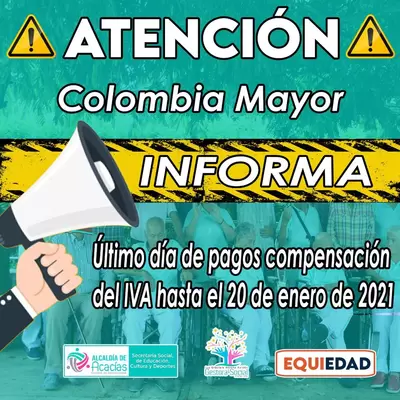 Hasta el 12 de enero pagos para adultos Mayores de Colombia Mayor