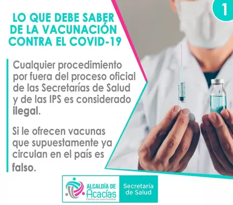 Este Atento a la Información Oficial sobre la Vacunación COVID-19