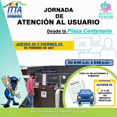 ITTA Atenderá a los Ciudadanos en la Plaza Centenaria