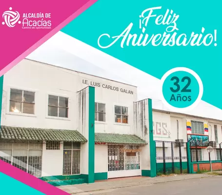 32 años de Servicio de la Institución Educativa Luis Carlos Galán
