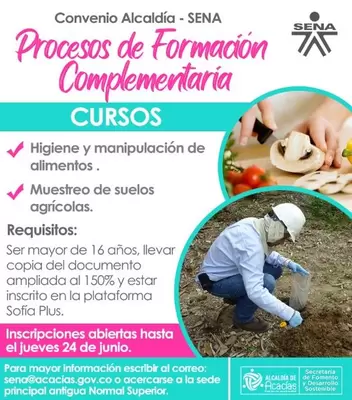 Cursos de Formación Laboral Convenio SENA- Alcaldía