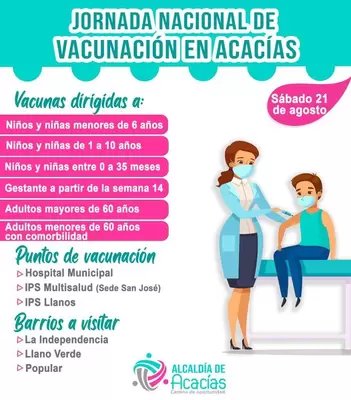 Jornada de Vacunación Regular en Acacías