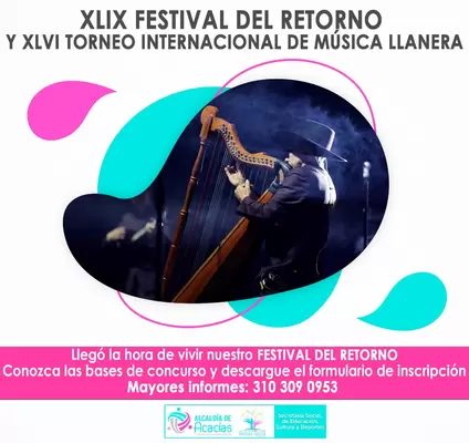 Bases  del XLIX Festival del Retorno y XLVI Torneo Internacional de Música Llanera