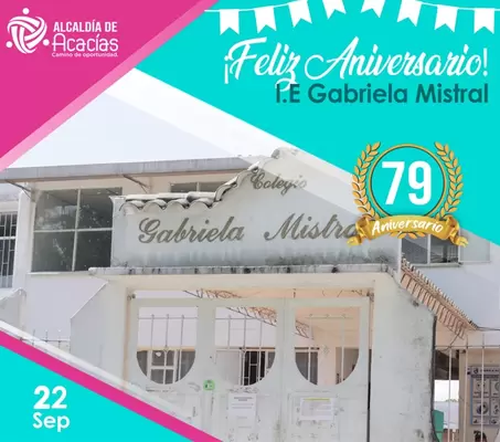 79 años de Fundada Institución Educativa Gabriela Mistral