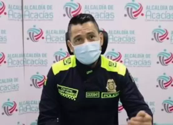 Comandante de la Policía Metropolitana de Villavicencio hace balance de seguridad en Acacías