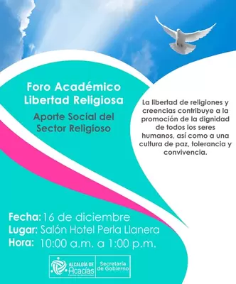 Foro Académico “Aporte Social del sector Religioso”.