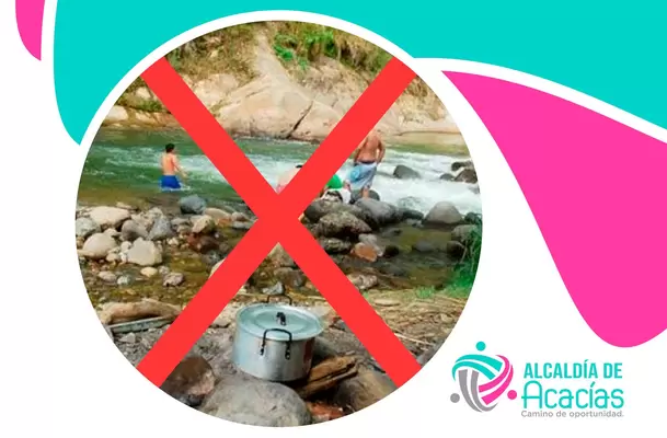 Amplían la prohibición a 'paseos de olla' y baños en ríos de Acacías