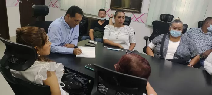 El Alcalde Eduardo Cortés se reunió con representantes de la comunidad de la vereda el Diamante